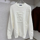 Front view of Louis Vuitton luxury clothing with relaxed-fit cut
