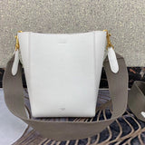 Close-up detail of classic modern women's handbag – women's luxury accessory