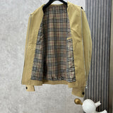 Close-up of Burberry designer clothing craftsmanship