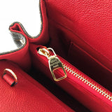 Front view of classic elevated women's handbag – women's statement bag
