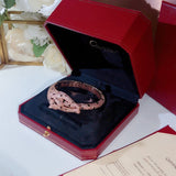 Close-up detail view of Cartier unisex jewelry piece