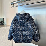 Full styled look of Louis Vuitton luxury clothing with signature branding