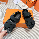 Hermes sandals Style 217 - top view showing design