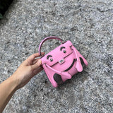 Close-up detail of timeless bag design