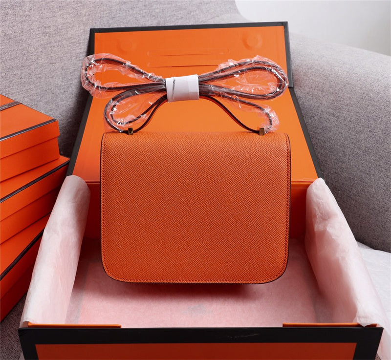 Polished bag shown from front angle