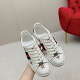 Gucci soft grey luxury sneakers view 8 bold athletic profile