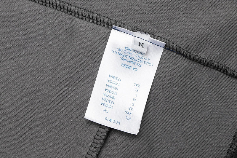 Back view of Louis Vuitton cotton t-shirt with label-forward styling