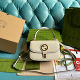 Side profile of polished modern women's handbag – women's everyday handbag
