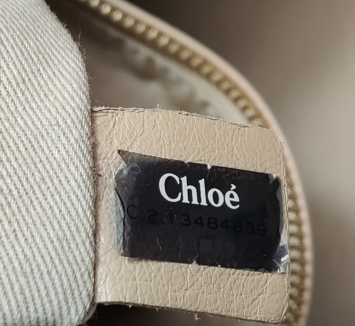 Authentic Chloe handbag Blue luxury fashion accessory
