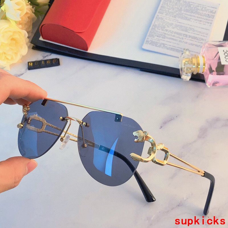 Angled view of Cartier unisex sunglasses