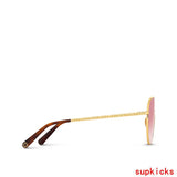 Front view of Louis Vuitton unisex sunglasses