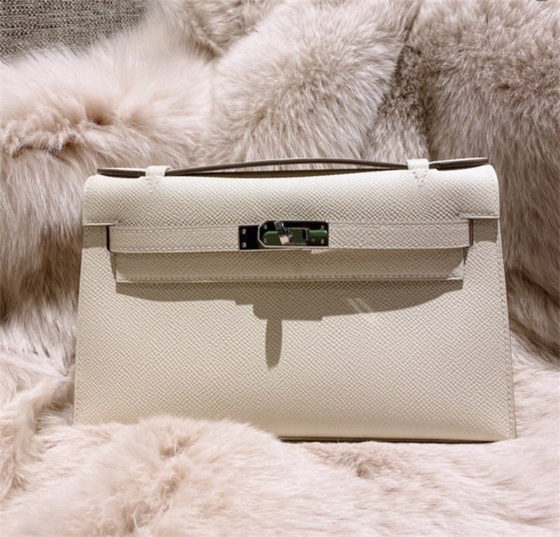 Close-up detail of graceful bag design