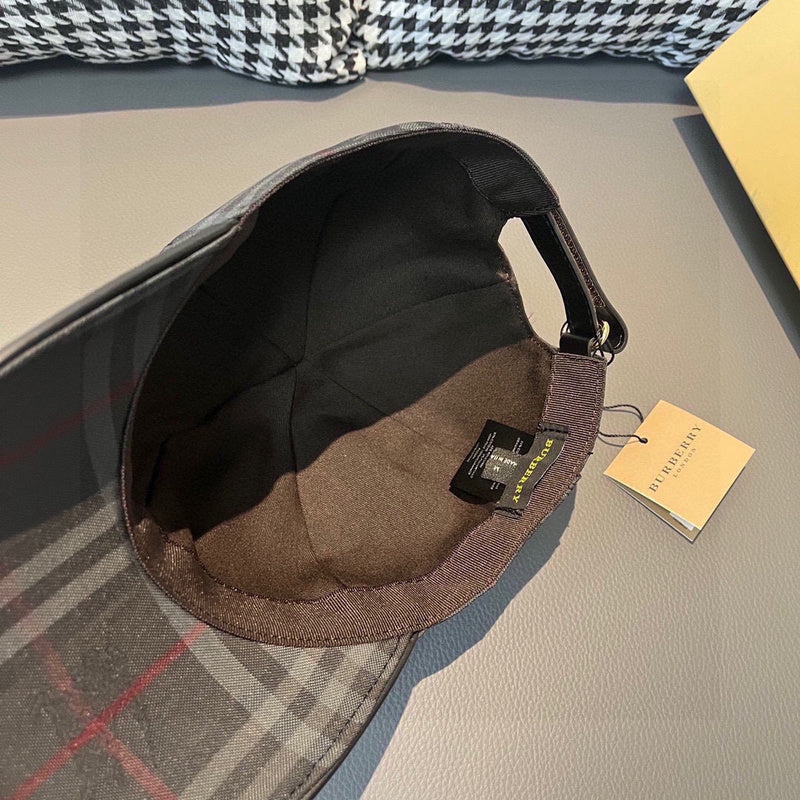 Side view of Burberry unisex cap