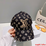 Close-up detail view of Louis Vuitton unisex cap