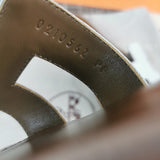 Hermes sandals Style 108 - angled studio shot