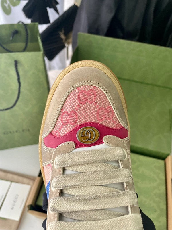 Gucci fresh white-and-black luxury sneakers view 7 sleek tonal finish