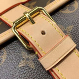 Back view of modern refined women's handbag – women's luxury accessory
