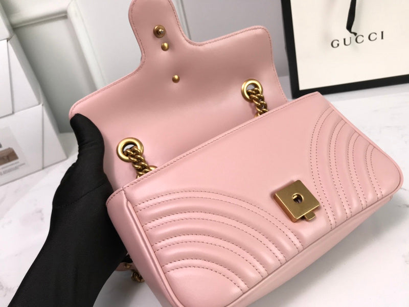 Interior view of classic refined women's handbag – women's statement bag