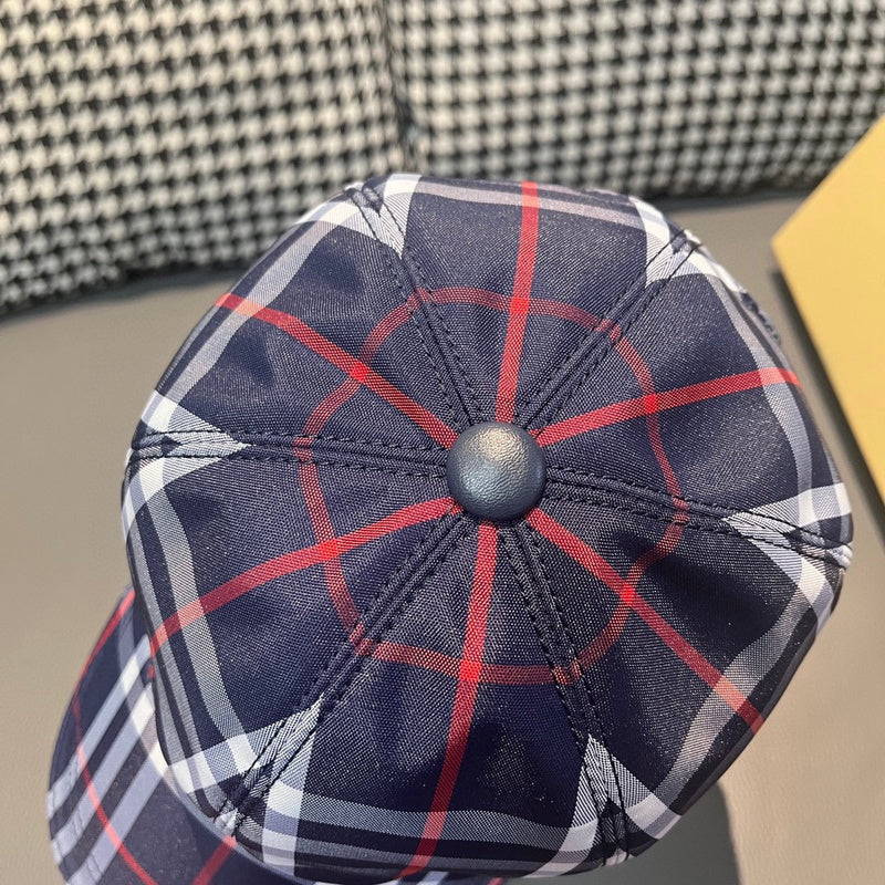 Front view of Burberry unisex cap