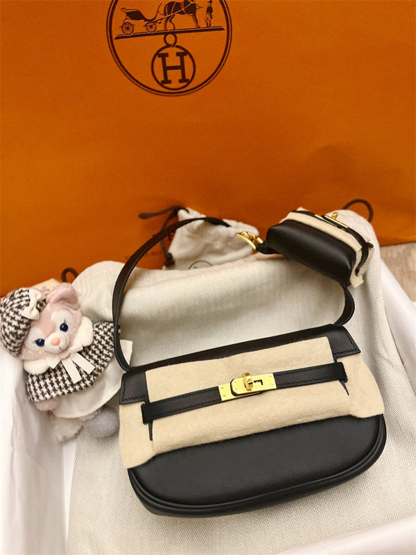 Interior view of structured premium bag