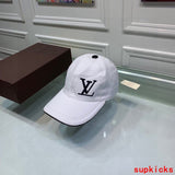 Close-up detail view of Louis Vuitton unisex cap