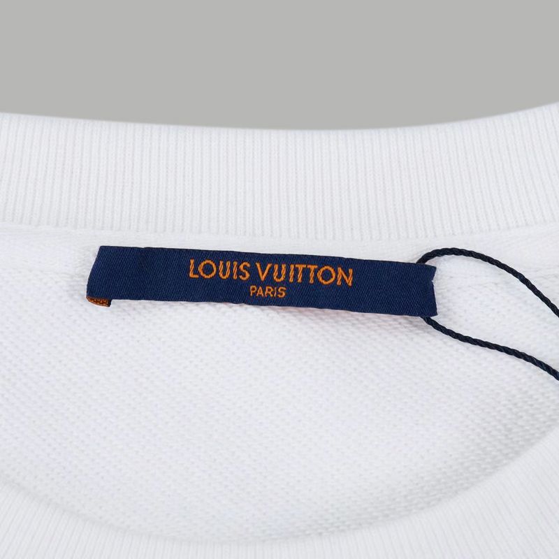Front view of Louis Vuitton luxury clothing with everyday silhouette