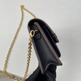 Back view of sleek chic women's handbag – women's statement bag
