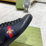 Gucci two-tone luxury sneakers view 4 minimalist modern build