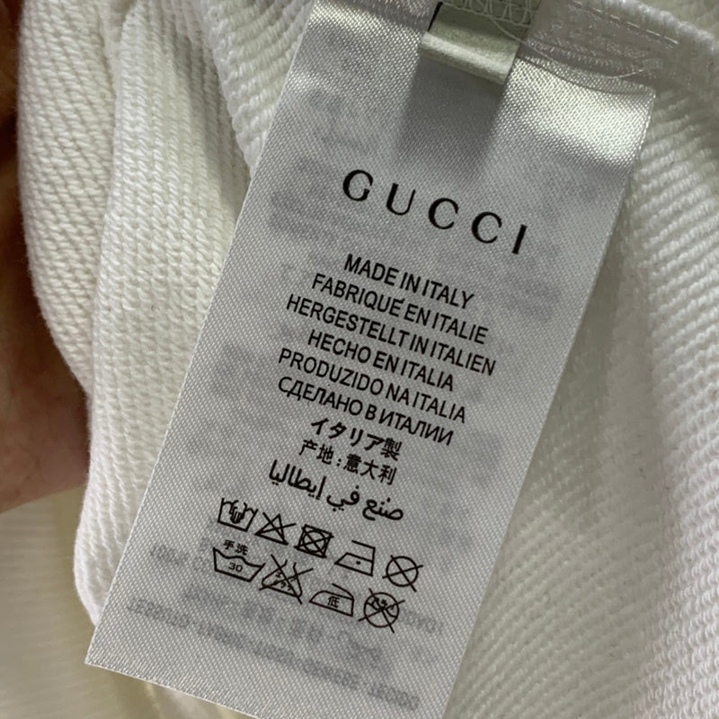 Back view of Gucci luxury clothing with runway-inspired design