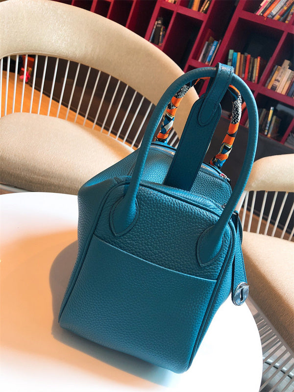 Close-up detail of considered bag design