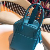 Close-up detail of considered bag design