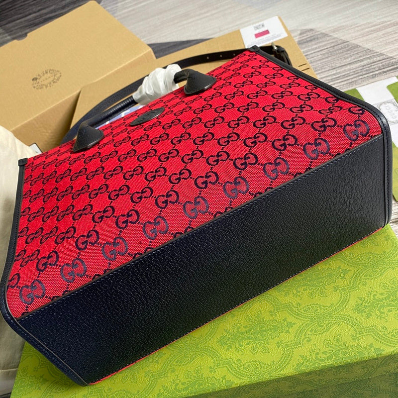 Front view of modern elevated women's handbag – women's everyday handbag