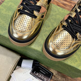 Gucci muted earth tones luxury sneakers view 5 everyday casual design