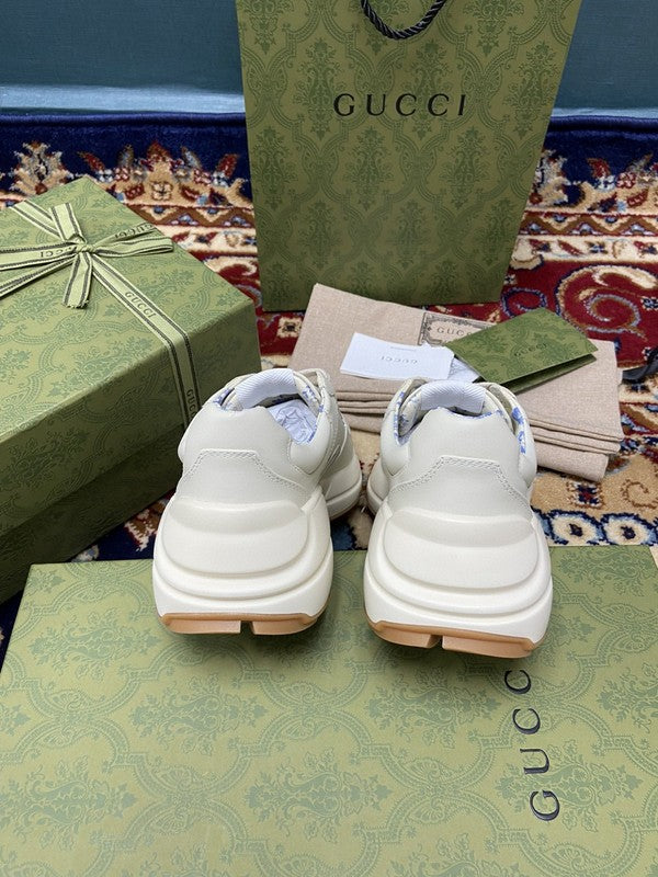 Gucci sneakers detailed view showing premium designer craftsmanship