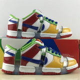 Nike sneakers detailed view showing premium designer craftsmanship