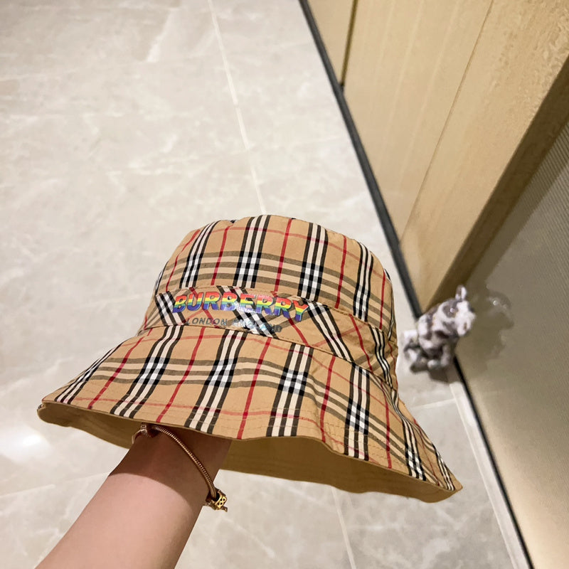 Front view of Burberry unisex cap
