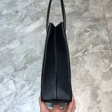 Statement Vegan Leather Handbag - Chic Everyday Appeal | Women's Designer-Inspired Purse #909 - hardware and detail close-up (image 5) of designer-inspired handbag