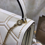 Sophisticated Vegan Leather Handbag - Everyday Elegance | Women's Fashion Handbag #1783 - close-up detail shot (image 3) of designer-inspired handbag