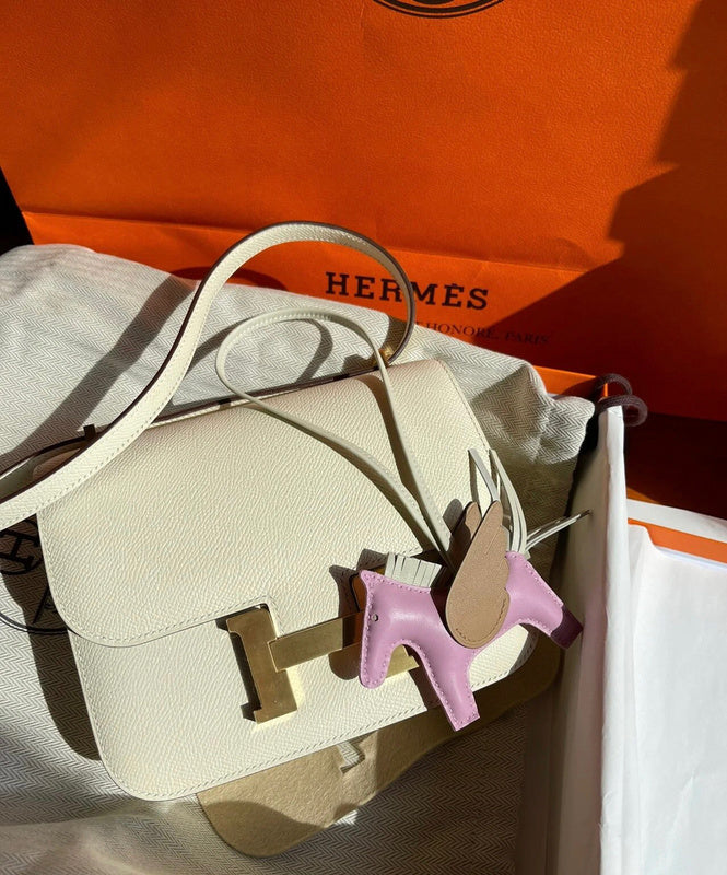Close-up detail of statement bag design