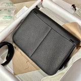 Side view of chic structured handbag