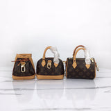 Front view of chic structured women's handbag – women's luxury handbag