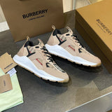 Burberry Black Chunky Platform Sneakers - Back View