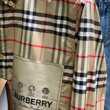 Burberry clothing close-up — premium authentic designer style