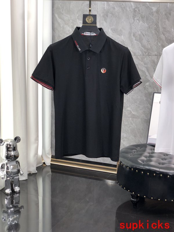 Side profile of Moncler luxury clothing with tailored silhouette