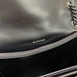 Structured Premium PU Leather Handbag - Sleek Minimalist Lines | Women's Fashion Handbag #277 - texture close-up (image 9) of designer-inspired handbag