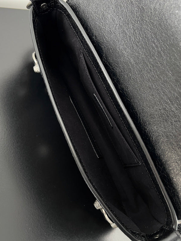 Zivas Charm Modern Minimalist Look Statement Handbag (Premium Everyday Carry) – Angled View