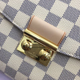 Back view of elevated modern women's handbag – women's luxury accessory