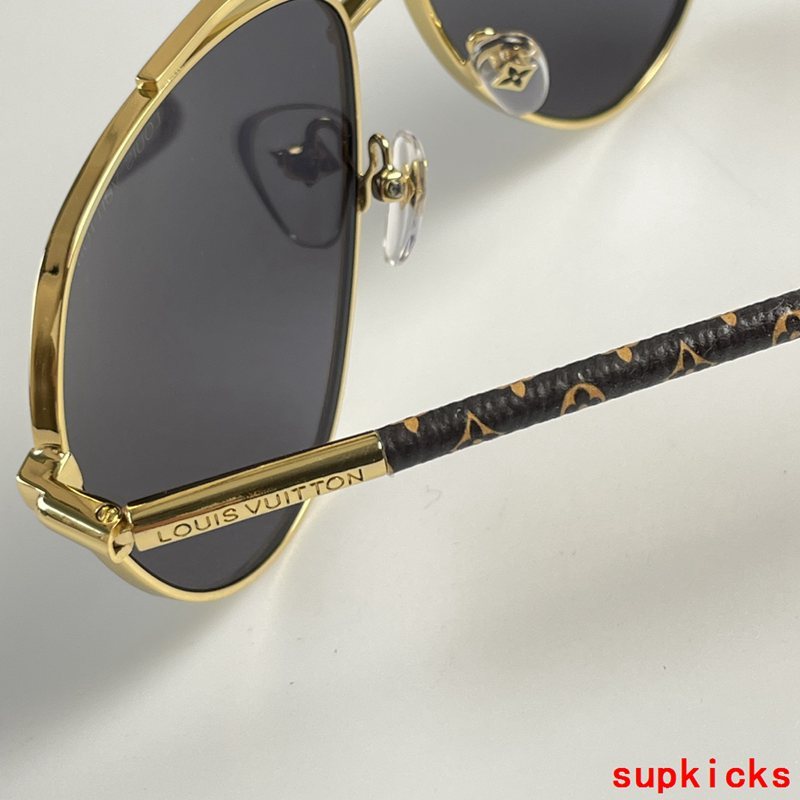 Side view of Louis Vuitton unisex sunglasses