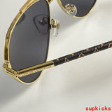 Side view of Louis Vuitton unisex sunglasses