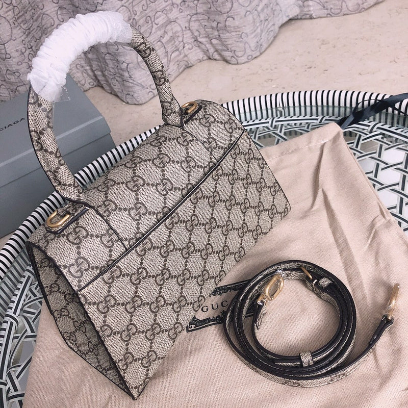 Top view of signature refined women's handbag – women's premium purse